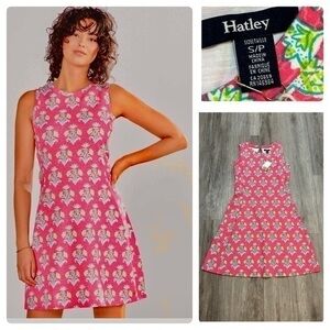 New with tags HATLEY Sarah sprout floral fit & flare cotton stretch summer dress
